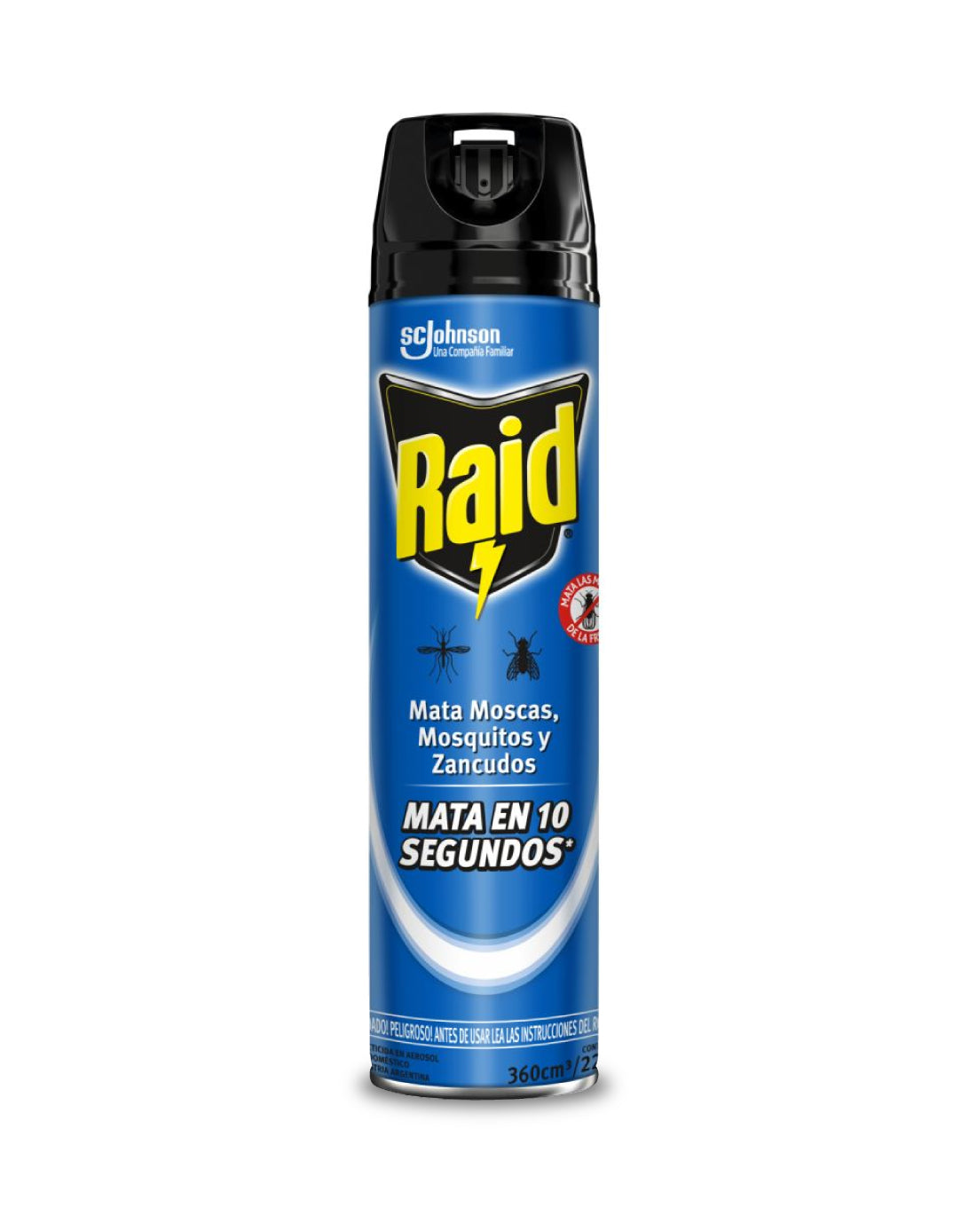Raid Insecticida Mata Moscas y Mosquitos 360 cc - Puntolimpieza